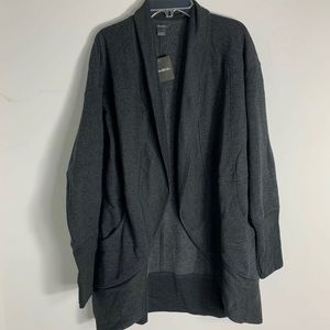 Eddie Bauer Midnight Heather Wrap Cardigan
